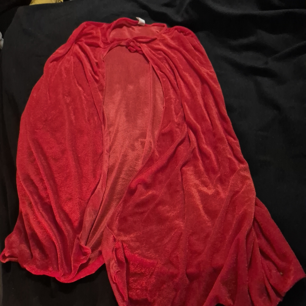 Adult Red Velvet Cape